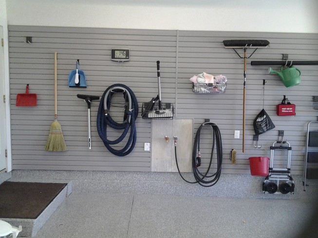 Garage flooring project