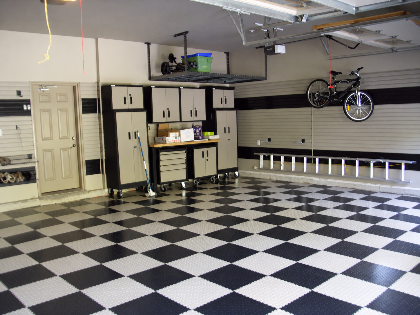 Garage after LockTile installation