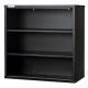 Two Shelf Wall Unit Black