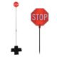 2-in-1 Park N Place Garage Parking Indicator Stop Sign