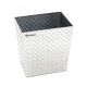 ALUMINUM TRASH BIN (SMALL / CLEAR)