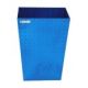 ALUMINUM TRASH BIN (MEDIUM / BLUE)