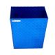 ALUMINUM TRASH BIN (SMALL / BLUE)