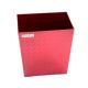 ALUMINUM TRASH BIN (SMALL / RED)